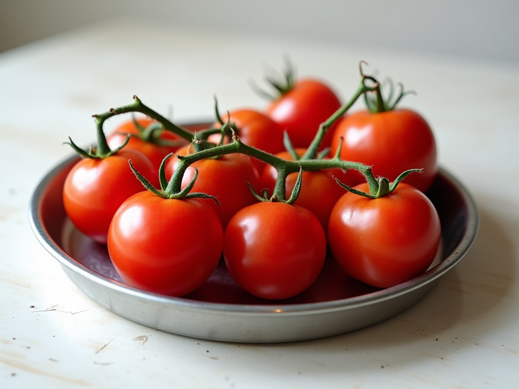 Fresh raw red tomatoes